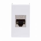 ДКС 45068 Ком.роз. RJ45 кат.6 экран., 8P8C, Viva, белая, 1мод - ДКС 45068 Ком.роз. RJ45 кат.6 экран., 8P8C, Viva, белая, 1мод