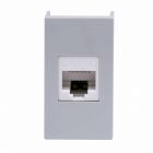  - ДКС 45138 Розетка RJ-45 кат.5E,Viva,1 мод.,сер