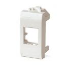 ДКС 75609S Адаптер для информационных разъемов Systimax, слоновая кость, 1мод. - ДКС 75609S Адаптер для информационных разъемов Systimax, слоновая кость, 1мод.