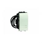  - ДКС 76011BL Переключатель с подсветкой, белый, 1мод.