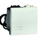  - ДКС 75022SL Выключатель типа кнопка с подсветкой, слоновая кость, 2мод.