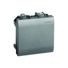  - ДКС 77022N Выключатель типа кнопка, черный, 2мод.