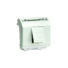 ДКС 76451B Ком.роз. RJ45 кат.6, 8P8C, Brava, белая, 2мод - ДКС 76451B Ком.роз. RJ45 кат.6, 8P8C, Brava, белая, 2мод