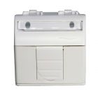  - ДКС 76655B Ком.роз. RJ45 кат.5e, Brava, белая, 2мод