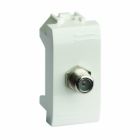  - ДКС 75581MS TV розетка оконечная (прямое кабельное соединение), слоновая кость, 1мод.