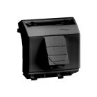 ДКС 77451N Компьютерная розетка RJ45 кат.6, 8P8C, Brava, черная, 2мод - ДКС 77451N Компьютерная розетка RJ45 кат.6, 8P8C, Brava, черная, 2мод