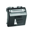  - ДКС 77102N HDMI со шторкой, Brava, черная, 2мод