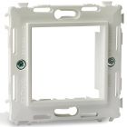  - ДКС 75020W Каркас на 2 модуля (одноместный), белый, RAL 9016