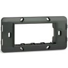  - ДКС 75021N Каркас на 4 модуля, черный