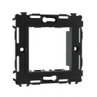  - ДКС 75023N Каркас на 2 модуля (одноместный), без лапок, черный