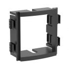 ДКС F0000MB Каркас под 2 модуля Brava для In-liner Front и ОРМ, чёрный - ДКС F0000MB Каркас под 2 модуля Brava для In-liner Front и ОРМ, чёрный