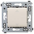  - ДКС 4405113 Переключатель одноклавишный в стену, Avanti, ванильная дымка