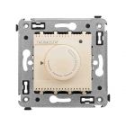  - ДКС 4405163 Термостат для теплых полов в стену, Avanti, ванильная дымка
