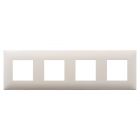  - ДКС 4405908 Рамка 4 поста (8 мод.), Avanti, ванильная дымка