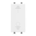  - ДКС 4400221 Выключатель двухполюсный одноклавишный модульный, Avanti, белое облако, 1 модуль