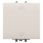  - ДКС 4405102 Выключатель одноклавишный модульный, Avanti, ванильная дымка, 2 модуля