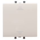  - ДКС 4405112 Переключатель одноклавишный модульный, Avanti, ванильная дымка, 2 модуля