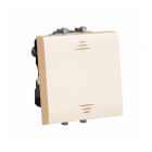 ДКС 4405222 Выключатель двухполюсный одноклавишный модульный, Avanti, ванильная дымка, 2 модуля - ДКС 4405222 Выключатель двухполюсный одноклавишный модульный, Avanti, ванильная дымка, 2 модуля