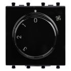  - ДКС 4402172 Механизм управления вентиляторами модульный, Avanti, черный квадрат, 2 модуля