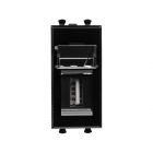  - ДКС 4402401 USB 2.0 розетка модульная, тип А-А, Avanti, черный квадрат, 1 модуль