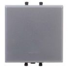 ДКС 4404112 Переключатель одноклавишный модульный, Avanti, закаленная сталь, 2 модуля - ДКС 4404112 Переключатель одноклавишный модульный, Avanti, закаленная сталь, 2 модуля