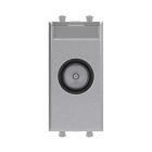  - ДКС 4404521 Розетка TV оконечная модульная, Avanti, закаленная сталь, 1 модуль