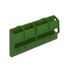 ДКС F08GGHU1 Шинный держатель FRAME 162мм (4 сегмента, до 20 полюсов), зеленый (для всех щитков) - ДКС F08GGHU1 Шинный держатель FRAME 162мм (4 сегмента, до 20 полюсов), зеленый (для всех щитков)