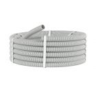  - ДКС 9091650 Труба ПВХ гибкая гофр. д.16мм, лёгкая без протяжки, 50м, цвет серый