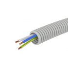  - ДКС 9V91625 Электротруба ПВХ гибкая гофр. д.16мм, цвет серый, с проводом ПуВ 3х2,5мм² РЭК "ГОСТ+", 25м