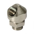  - ДКС 6028-25G Поворотный адаптер 45° M25x1,5, IP68/IP67, никелированная латунь