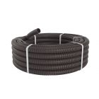  - ДКС 80020 Труба ПА 6 гибкая гофр. д.20мм, ПВ-0, без протяжки, 100м, цвет тёмно-серый