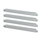  - ДКС R5STPE40-2 Горизонтальные дверные рейки для навесных корпусов, ширина правой створки двустворчатой двери 400 мм, 4 шт.