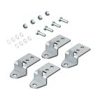  - ДКС R5AI516 Кронштейны для настенного крепления из нержавеющей стали AISI316 для навесных и клеммных корпусов, 4 шт.