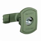  - ДКС R5CE210 Поворотный замок с личинкой под двойную бородку 3 мм для навесных корпусов, полиамид, зеленый