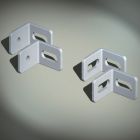  - ДКС R5A05 Крепежный угол для корпусов CQE & CQE N (вырез-вырез) RAM block