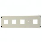  - ДКС R5PI724 Секционная панель, 4 x 68x68мм + O10мм, В=200мм, Ш=800мм