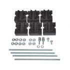  - ДКС R5BSEV2/10TN Набор держателей, для шин толщиной 10мм, 1-2 шины на полюс, 4 полюса