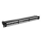 ДКС RN6APPF241 Патч-панель 19", 1U, CAT6A, 24 порта RJ45, экранированная - ДКС RN6APPF241 Патч-панель 19", 1U, CAT6A, 24 порта RJ45, экранированная