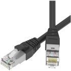  - ДКС RN6ASF4502BK-28 Патч-корд экранированный SLIM CAT6A S/FTP 4х2, 28 AWG, LSZH, чёрный, 0,2м