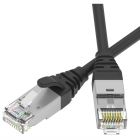  - ДКС RN6ASF4505BK-30 Патч-корд экранированный Ultra SLIM CAT6A S/FTP 4х2, 30 AWG, LSZH, чёрный, 0,5м