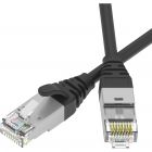  - ДКС RN6ASF4550BK-30 Патч-корд экранированный Ultra SLIM CAT6A S/FTP 4х2, 30 AWG, LSZH, чёрный, 5м