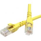  - ДКС RN6AUU4510YL Патч-корд неэкранированный CAT6A U/UTP 4х2, LSZH, жёлтый, 1.0 м