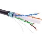 ДКС RN6FUPE3BK Информационный кабель экранированный F/UTP 4х2 CAT6, PE, чёрный - ДКС RN6FUPE3BK Информационный кабель экранированный F/UTP 4х2 CAT6, PE, чёрный