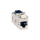  - ДКС RNK6FESL Модуль  Keystone RJ45 CAT6 проходной экранированный(STP) серебристый (форм-фактор МС)