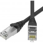  - ДКС RN6UF4505BK-28 Патч-корд экранированный SLIM CAT6 U/FTP 4х2, 28 AWG, LSZH, чёрный, 0,5м