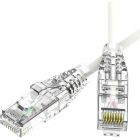ДКС RN6UU4550WH-28 Патч-корд неэкранированный SLIM CAT6 U/UTP 4х2, 28 AWG, LSZH, белый, 5м - ДКС RN6UU4550WH-28 Патч-корд неэкранированный SLIM CAT6 U/UTP 4х2, 28 AWG, LSZH, белый, 5м