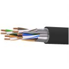 ДКС RN5EFUK01UBK Кабель витая пара кат. 5E экранированный F/UTP, 4 пары, нг(А)-HF, для внешней/внутренней прокладки, чёрный, катушка 305 м - ДКС RN5EFUK01UBK Кабель витая пара кат. 5E экранированный F/UTP, 4 пары, нг(А)-HF, для внешней/внутренней прокладки, чёрный, катушка 305 м