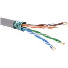 ДКС RN5EFUK02GY Кабель витая пара кат. 5E экранированный F/UTP, 4 пары, нг(А)-LS, цвет внешней оболочки серый, катушка 305 м - ДКС RN5EFUK02GY Кабель витая пара кат. 5E экранированный F/UTP, 4 пары, нг(А)-LS, цвет внешней оболочки серый, катушка 305 м