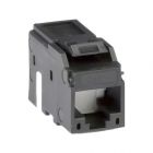  - ДКС RNK5EUBK Модуль  Keystone RJ45 CAT5E неэкранированный(UTP), черный (форм-фактор МС)