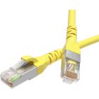  - ДКС RN5EFU4510YL Патч-корд экранированный CAT5E F/UTP 4х2, LSZH, желтый, 1.0м